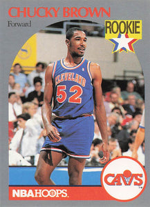 1990-91 NBA Hoops Chucky Brown #71 RC