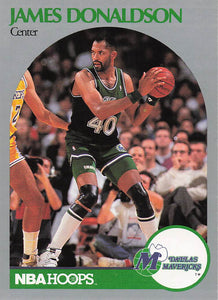 1990-91 NBA Hoops James Donaldson #85