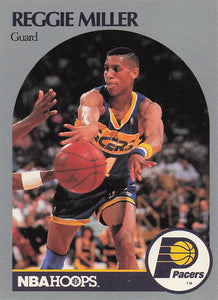 1990-91 NBA Hoops Reggie Miller #135