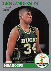 1990-91 NBA Hoops Greg Anderson #173