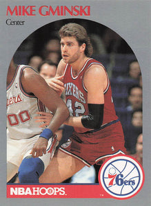 1990-91 NBA Hoops Mike Gminski #228