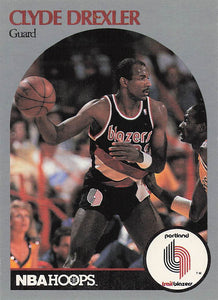 1990-91 NBA Hoops Clyde Drexler #245