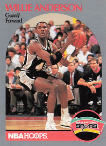 1990-91 NBA Hoops Willie Anderson #263
