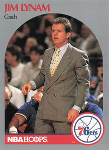 1990-91 NBA Hoops Jim Lynam #324