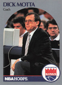 1990-91 NBA Hoops Dick Motta #327