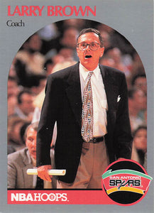 1990-91 NBA Hoops Larry Brown #328