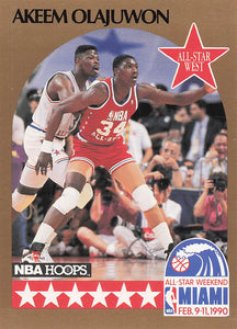 1990-91 NBA Hoops All-Star Game Akeem Olajuwon #23