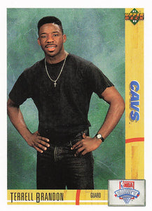 1991-92 Upper Deck Terrell Brandon #6 RC