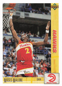 1991-92 Upper Deck Moses Malone #47