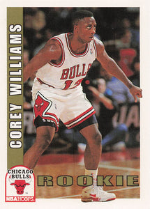 1992-93 NBA Hoops Corey Williams  #364 RC