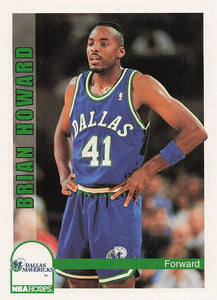 1992-93 NBA Hoops Brian Howard #371 RC