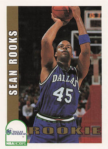 1992-93 NBA Hoops Sean Rooks #373 RC