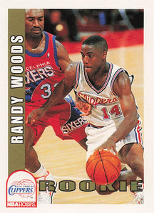1992-93 NBA Hoops Randy Woods #407 RC