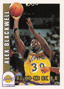1992-93 NBA Hoops Alex Blackwell #408 RC