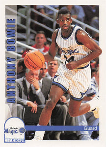 1992-93 NBA Hoops Anthony Bowie #439