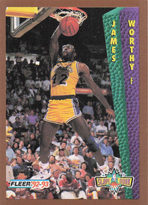 1992-93 Fleer James Worthy #274