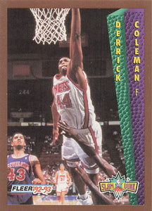 1992-93 Fleer Derrick Coleman #296