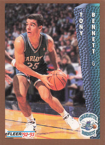 1992-93 Fleer Tony Bennett #308 RC