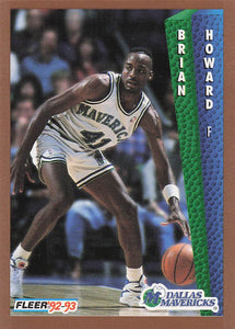 1992-93 Fleer Brian Howard #323 RC