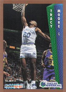 1992-93 Fleer Tracy Moore #324 RC