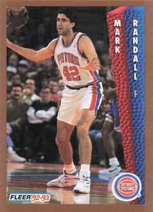 1992-93 Fleer Mark Randall #336