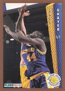 1992-93 Fleer Jeff Grayer #339