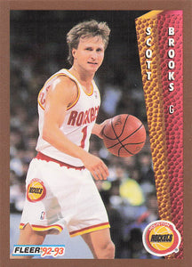 1992-93 Fleer Scott Brooks #344