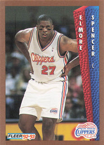 1992-93 Fleer Elmore Spencer #258 RC