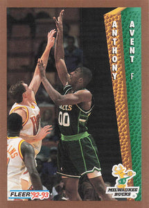 1992-93 Fleer Anthony Avent #371 RC
