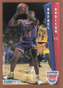 1992-93 Fleer Rafael Addison #385