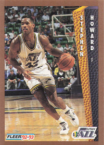1992-93 Fleer Stephen Howard #434 RC