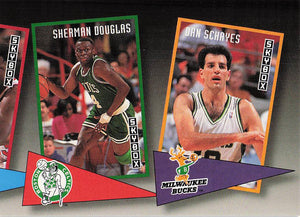 1992-93 Skybox School Ties Sherman Douglas - Dan Schayes #ST9