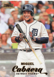 2017 Topps Stadium Club Gold Foil Miguel Cabrera #140