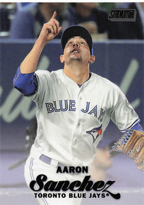 2017 Topps Stadium Club Black Foil Aaron Sanchez #219