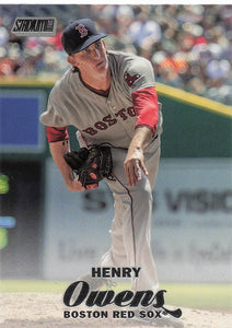 2017 Topps Stadium Club Henry Owens #80