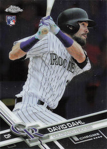 2017 Topps Chrome David Dahl #186 RC
