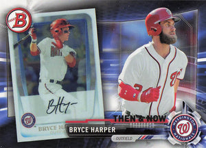 2017 Topps Bowman Then and Now Bryce Harper #BOWMAN-6