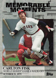 2017 Topps Memorable Moments Carlton Fisk #MM-8