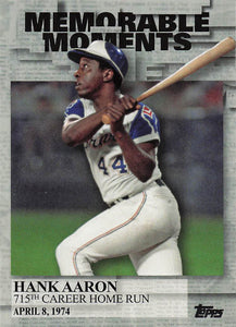 2017 Topps Memorable Moments Hank Aaron #MM-46