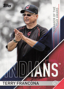 2017 Topps MLB Awards Terry Francona #MOY-1