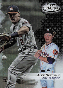 2017 Topps Gold Label Class 1 Black Alex Bregman #21 RC