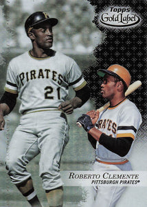 2017 Topps Gold Label Class 1 Black Roberto Clemente #26