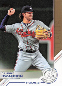 2017 Topps Salute Dansby Swanson #S-75
