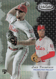 2017 Topps Gold Label Class 2 Black Jake Thompson #38 RC