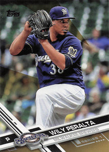 2017 Topps Gold 1501/2017 Wily Peralta #70