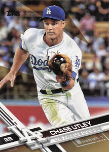 2017 Topps Gold 1400/2017 Chase Utley #134