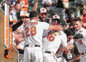 2020 Topps Gold 1749/2020 Baltimore Orioles #694