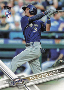 2017 Topps Orlando Arcia #255 RC