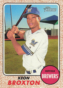 2017 Topps Heritage Keon Broxton #22