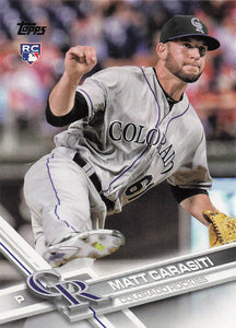 2017 Topps Matt Carasiti #318 RC